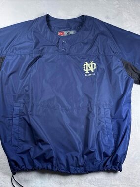 Nike Men’s Notre Dame Baseball Pullover Vintage Jacket XL